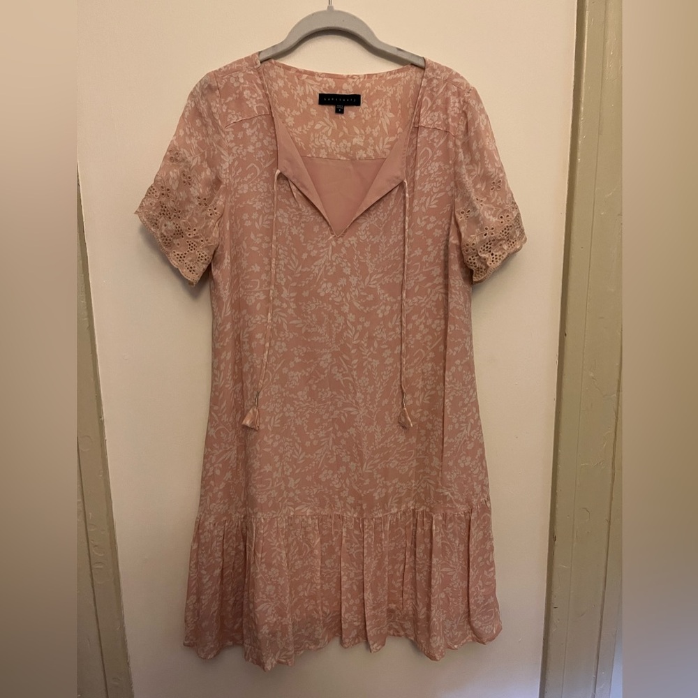 Sanctuary Pink Floral Mini Sundress boho Small